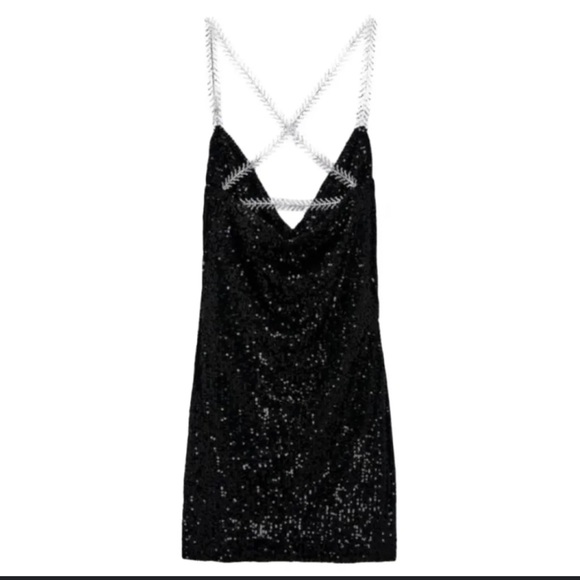 Zara Sequin Mini dress Limited Edition - Picture 7 of 14